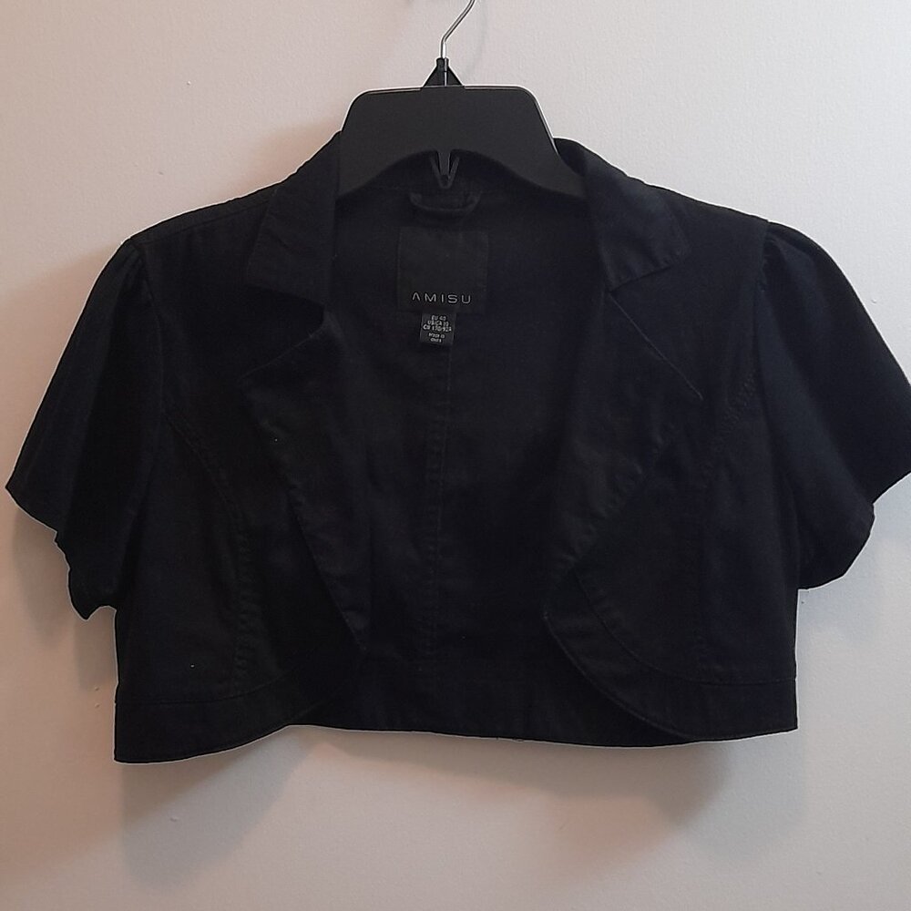 Short Sleeve Bolero Top